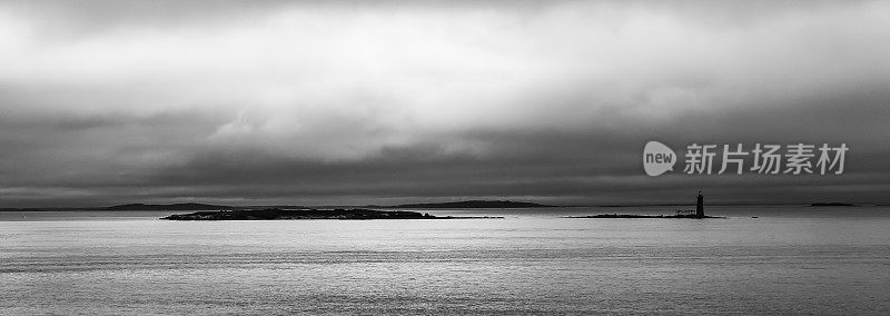 Ram Island Ledge Light -波特兰，缅因州